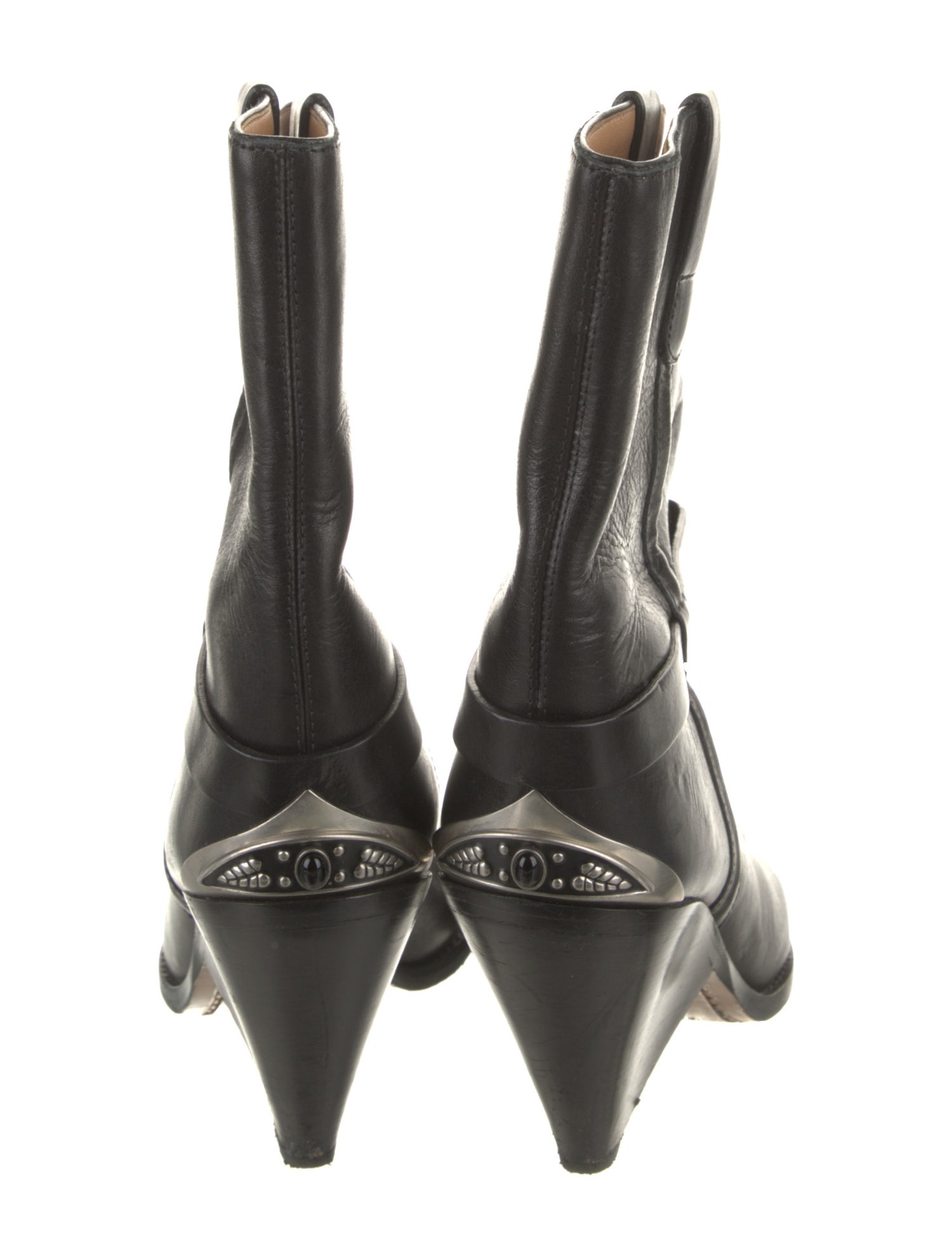 Isabel Marant Leather Western Boots